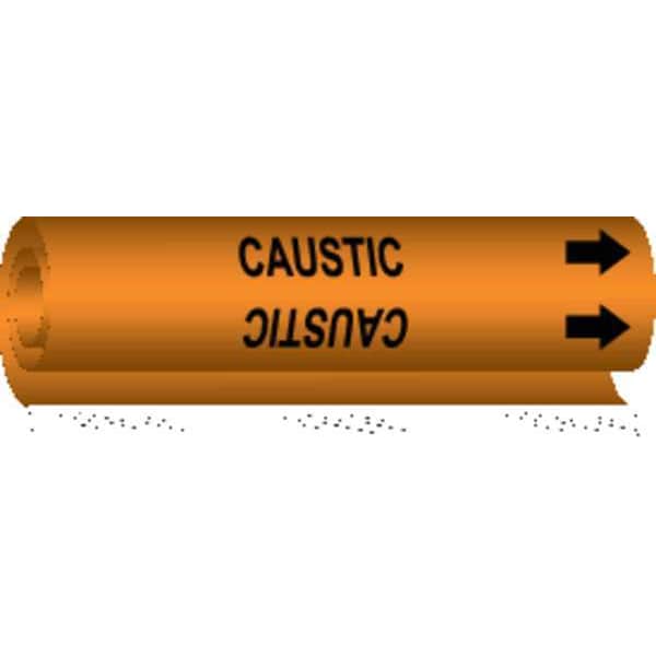 Pipe Marker, Caustic, 5806-II