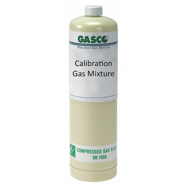 Calibration Gas, Carbon Dioxide, Nitrogen, Oxygen, 34 L, CGA 600 Connection, +/-5% Accuracy
