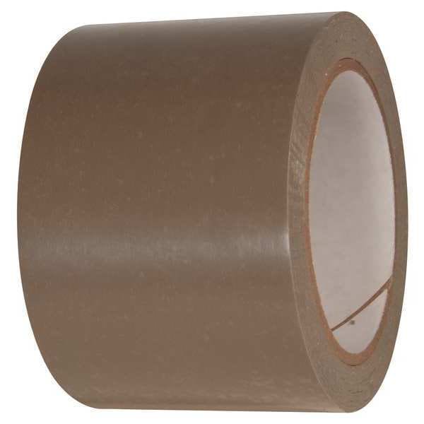 Floor Marking Tape, vinyl, No Legend, Tan, 3 in W., 2.2 mil Thickness, 2 PK