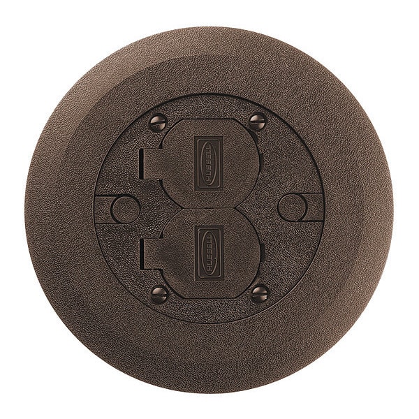 Electrical Box Cover, Round, Non-Metallic