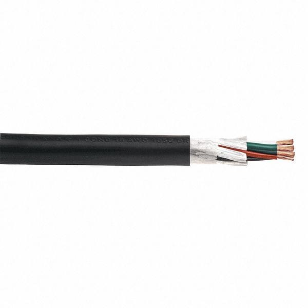 SEOOW, Portable Cord, 10 AWG, Indoor, Black, Thermoplastic Elastomer, 250 ft