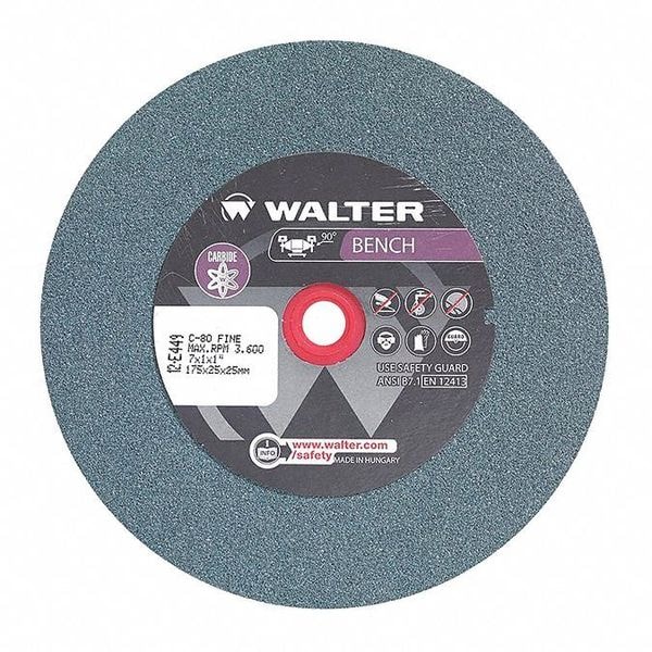 Grinding Wheel, T1 7"x1"x1" 80g Fine