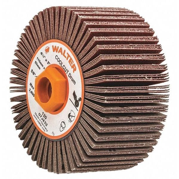 Finishing Flap Drum, 4.5"x2" 120GR