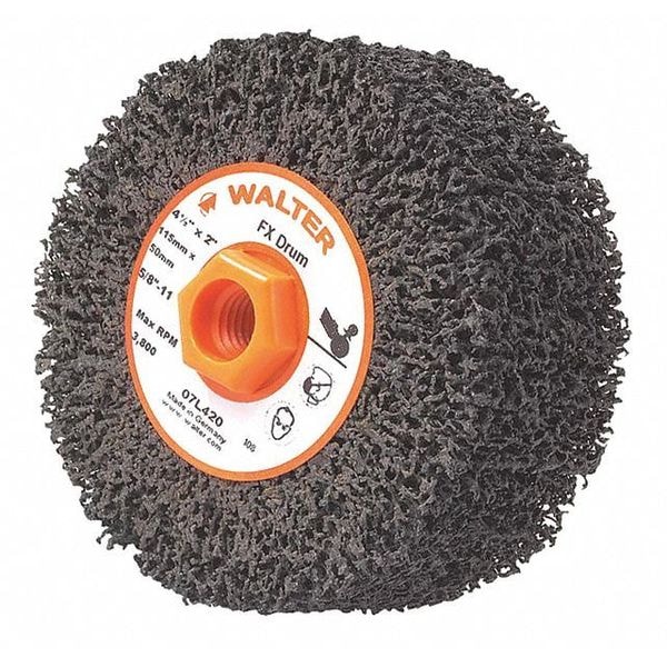 Finishing Drum, 4.5"x2"x5/8"-11" Coarse