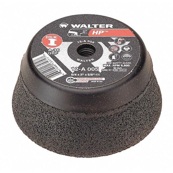 Cup Grinding Wheel, T11, 5"x5/8"-11"