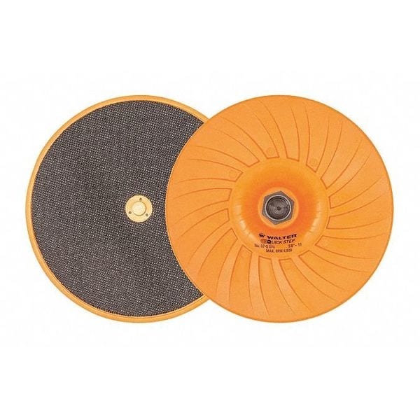 Quick-Step, Backing Padia, 7" dia, 5/8"-11"