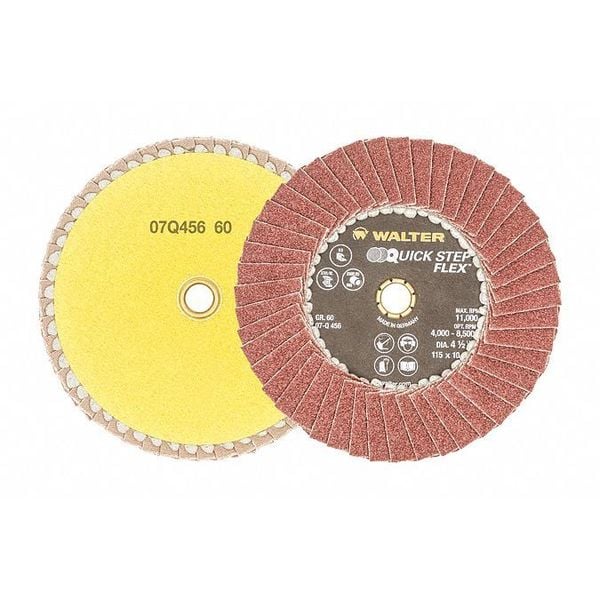Flexible Finish Flap Disc, 4.5" 60g