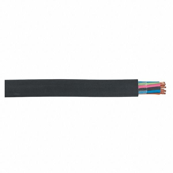 SOOW, Portable Cord, 10 AWG, Indoor/Outdoor, Stranded, Black, Super Vu-Tron, 1000 ft