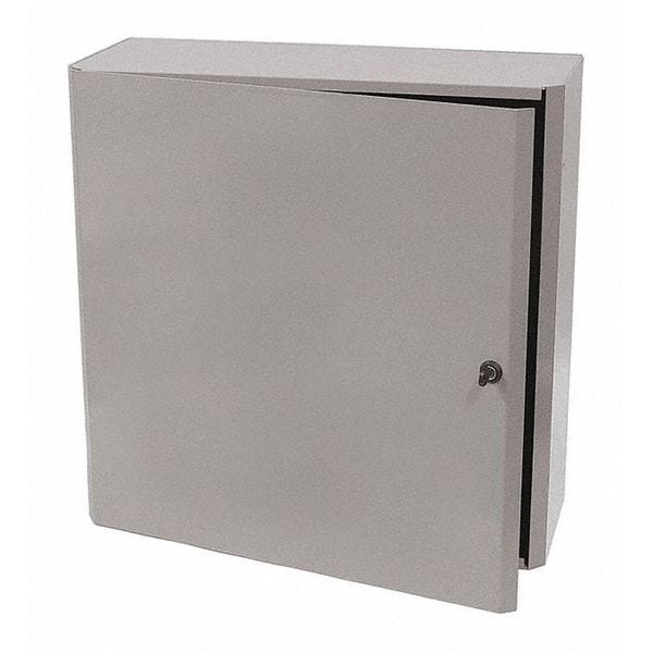 Electrical Enclosures, 25 in H, 9-1/2 in D, 25 in W, NEMA 1, Steel