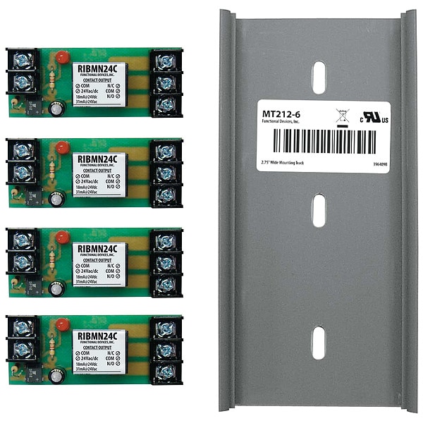 Four Track Mount Relay, 15A, SPDT