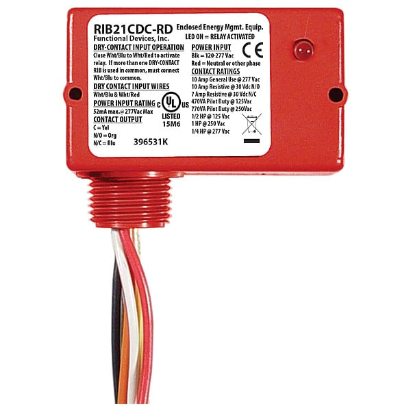 Enclosed Relay, 10A, SPDT