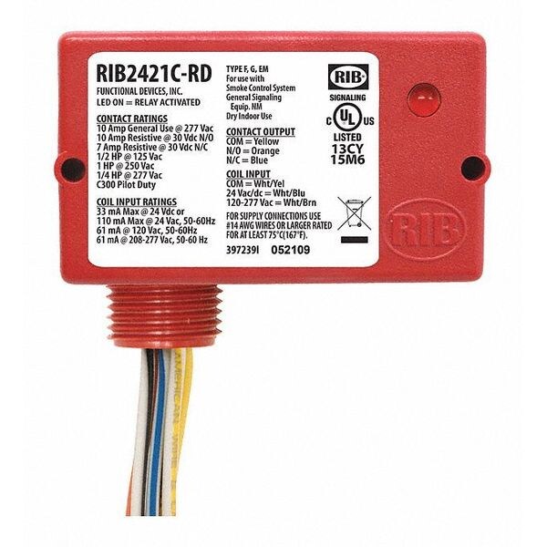 Enclosed Relay, 10A, SPDT