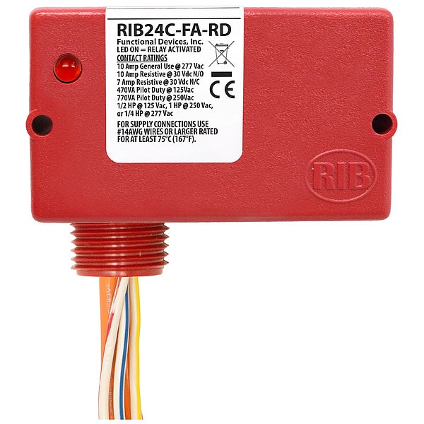 Enclosed Relay, 10A, SPDT, Polarized