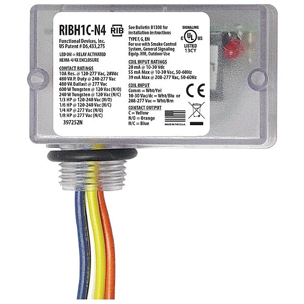 Enclosed Relay, 10A, SPDT