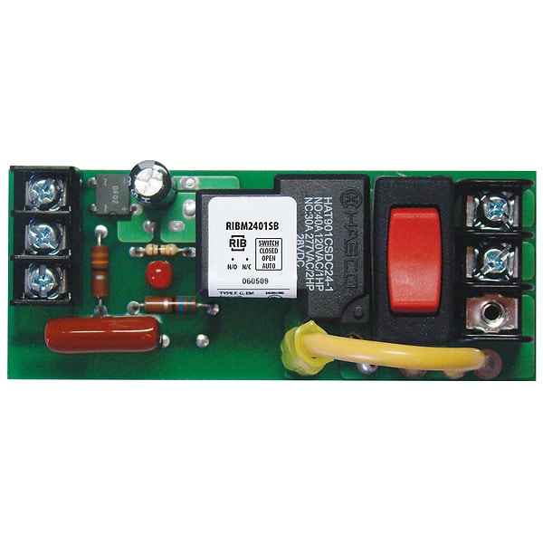 Track Mount Relay, 20A, SPST/Override