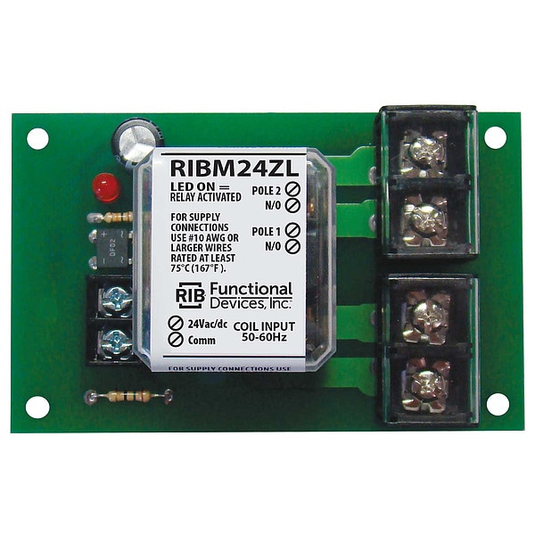 Track Mount Relay, 30A, DPST-N/O