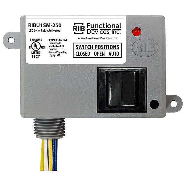 Enclosed Relay, 10A, SPST-N/O