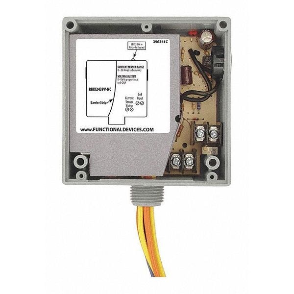 Enclosed SPST-N/C Relay/Analog, 20A