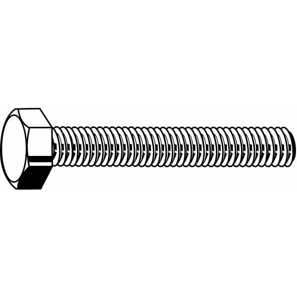 Class 10.9, M10-1.50 Hex Head Cap Screw, Black Oxide Steel, 80 mm L, 50 PK