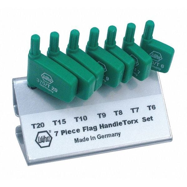 Torx Screwdriver Set With Flag H, 7 pcs