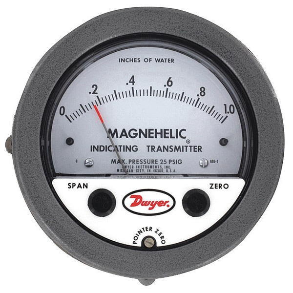 Gauge, Magnahelic 0-500 Pa