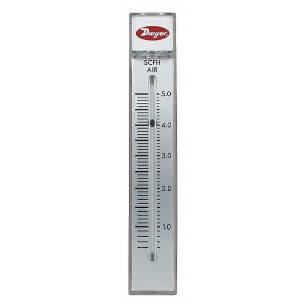 Flowmeter, range 5-50 SCFH air.