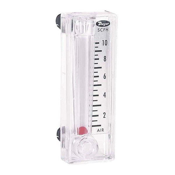 Flowmeter, range 1-10 SCFH air.
