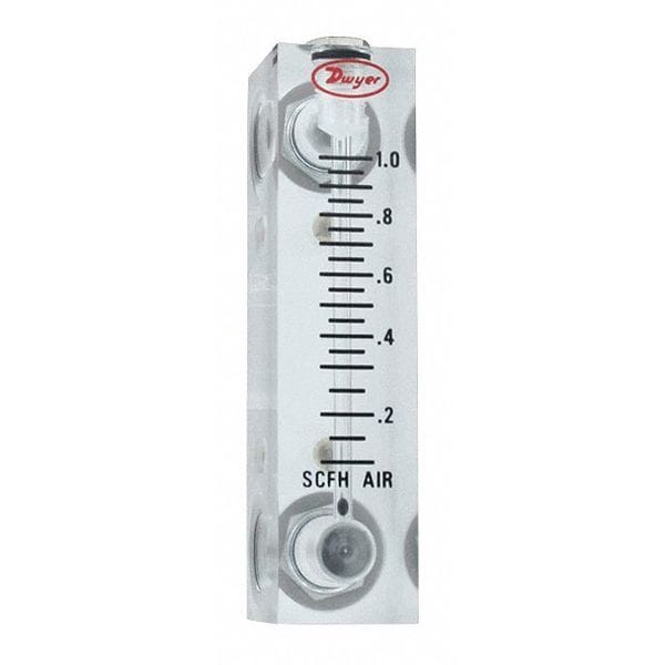 Flowmeter, range .1-1 SCFH air.