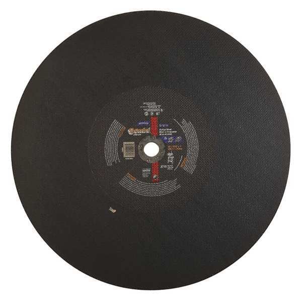 Abrasive Cut-Off Wheel, Type 1, 20 in Dia, 0.1563 in Thick, 1 in Arbor Hole Size, Aluminum Oxide