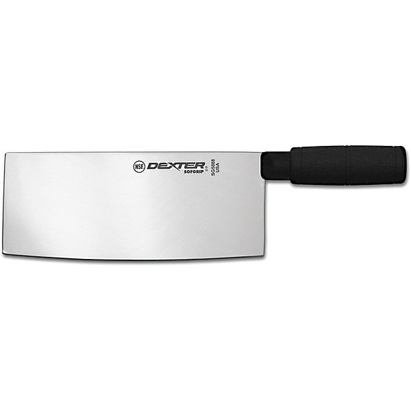 Chefs Knife, Black Handle 8 In X 325 In