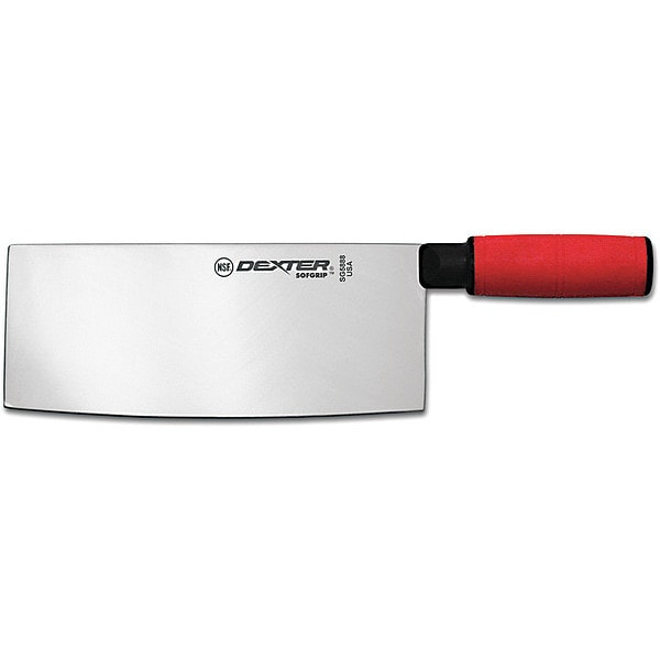 Chefs Knife, Red Handle 8 In X 325 In