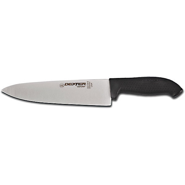 Cooks Knife, Black Handle 8 In