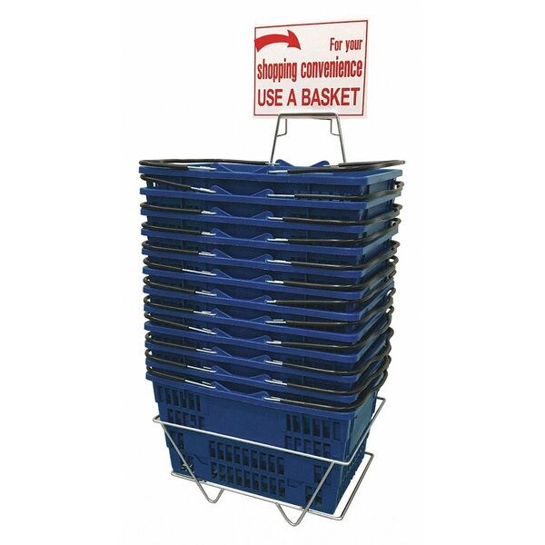 Hand Basket Set, Jumbo, Blue