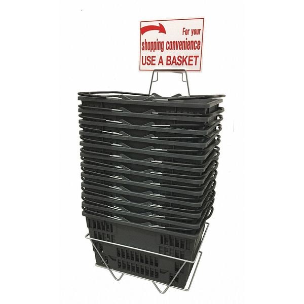 Hand Basket Set, Jumbo, Gray