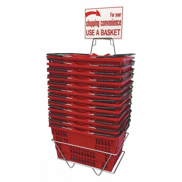 Hand Basket Set, Jumbo, Red