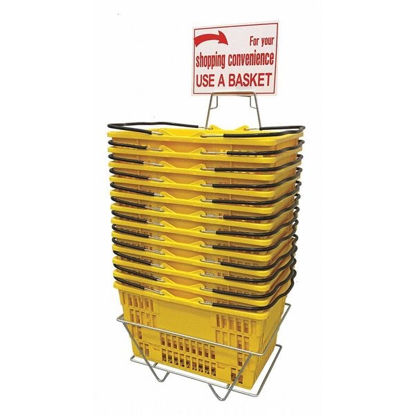 Hand Basket Set, Jumbo, Yellow