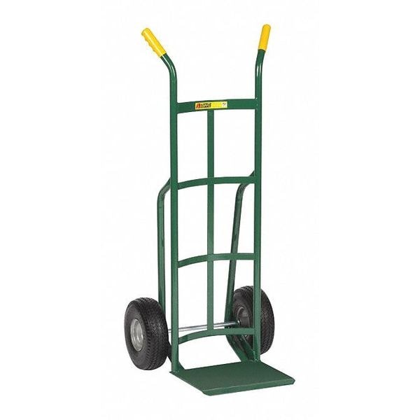 Hand Truck, 800 lb., Dual, Wheel Type: Flat-Free