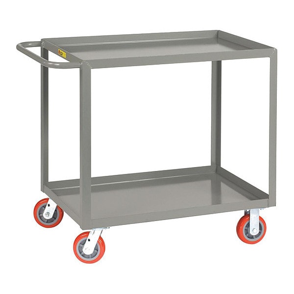 Welded Utility Cart, 12 ga. Steel, 2,000 lb Load Capacity, 41 1/2 in L, 24 in W, 36 1/2 in H