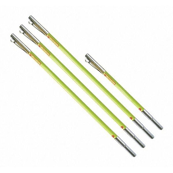 Extension Pole Kit, Fiberglass Handle, Foam Grip, 21 ft Tool L