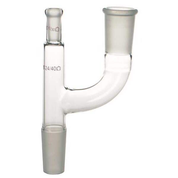 Adapter, Claisen, Transparent, 24/40