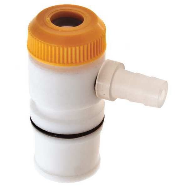 Adapter, Inlet, White/Blue, 14/20
