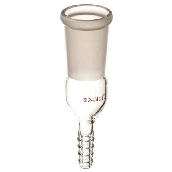Adapter, Inlet, Transparent, 24/40