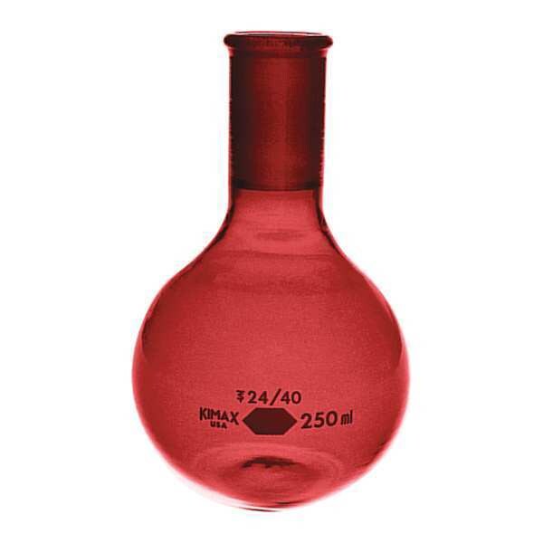 Boiling Flask, 250mL, Glass, Red