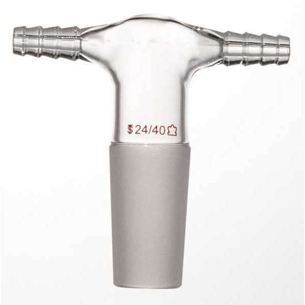 Adapter, Inlet, Transparent, 24/40