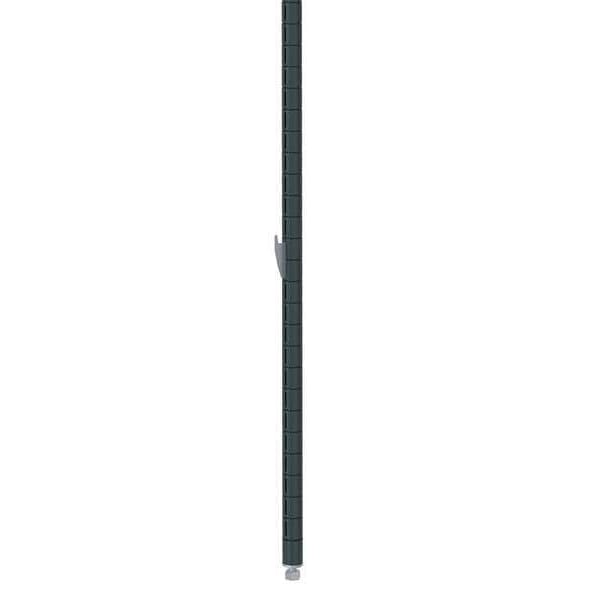 Wire ShlfPst, 74 1/2 x1 in, Quick Slot, PK4