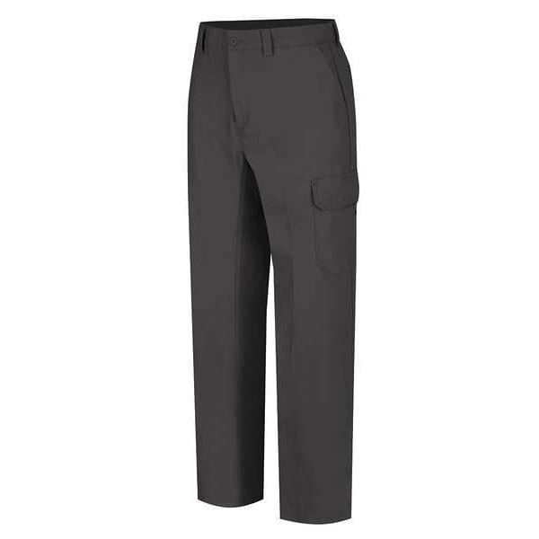 Men's Work Pants, Gray, 40% Polyester, 60% Cotton