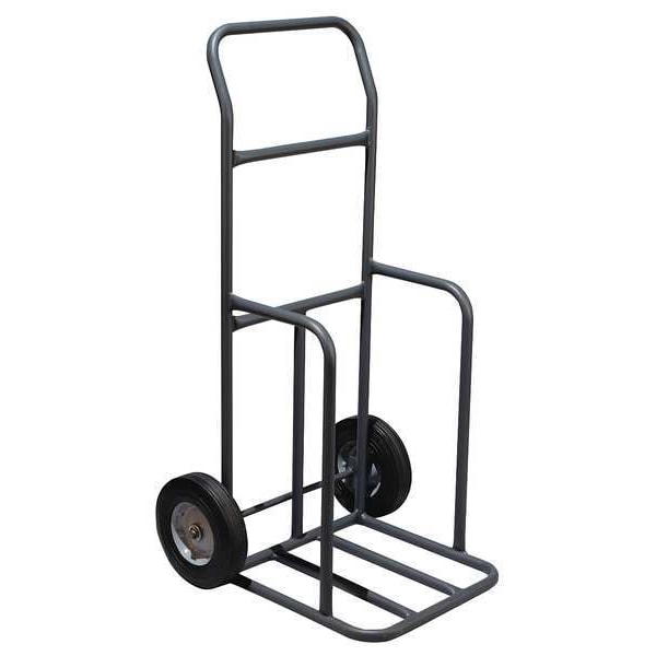 Portable Cone Cart, Steel, 14 in Height, 45 in Length, 16 lb, Black