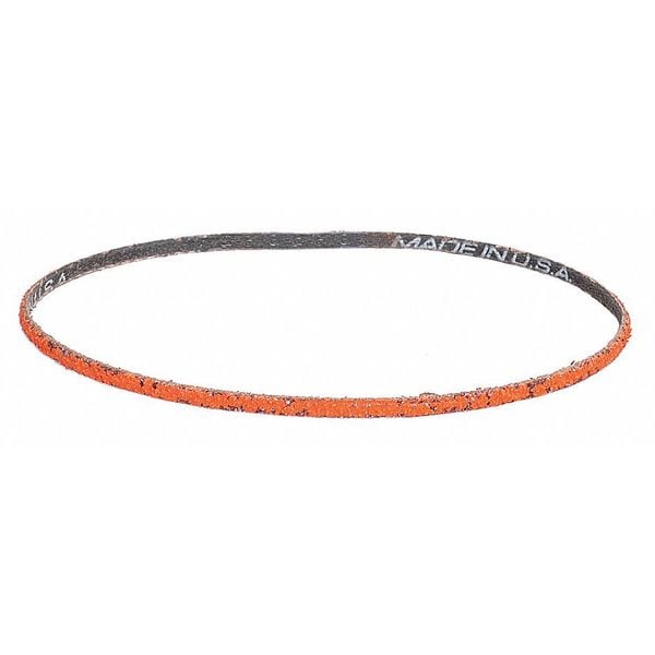 Sanding Belt, 6 in W, 48 in L, Coated, Ceramic, 60 Grit, Coarse, Blaze R980P, Orange