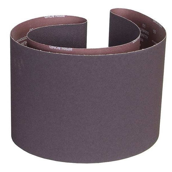 Sanding Belt, 10 in W, 70 1/2 in L, Coated, Aluminum Oxide, 80 Grit, Coarse, R228 Metalite, Brown