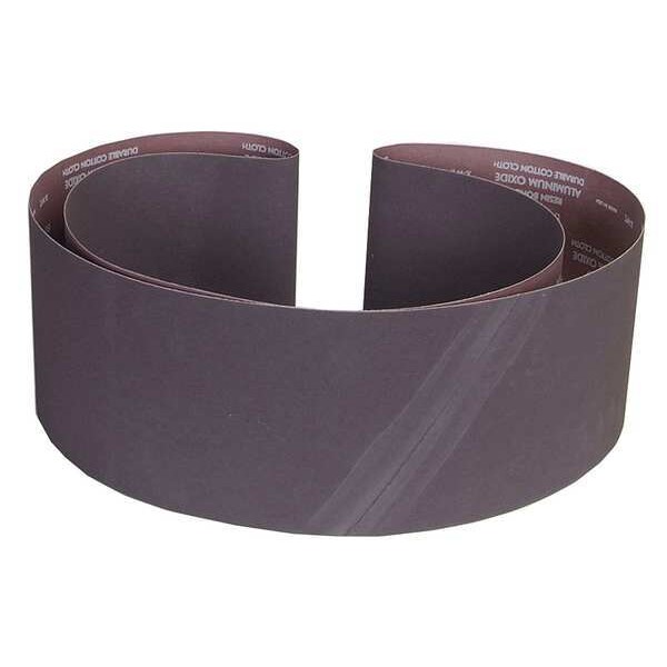 Sanding Belt, 6 in W, 108 in L, Coated, Aluminum Oxide, 100 Grit, Medium, R215 Metalite, Brown
